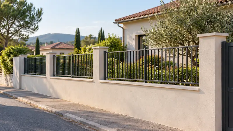 Mur et muret de clôture